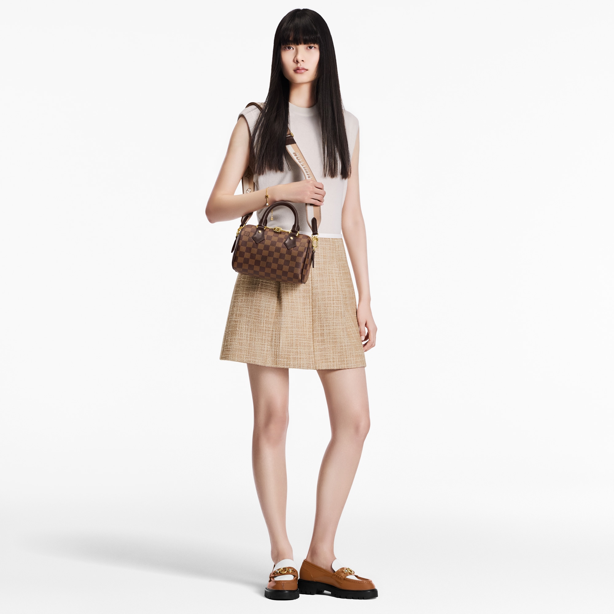 スピーディ･バンドリエール 20 ダミエ・エベヌ ウィメンズ バッグ (製品ズーム)