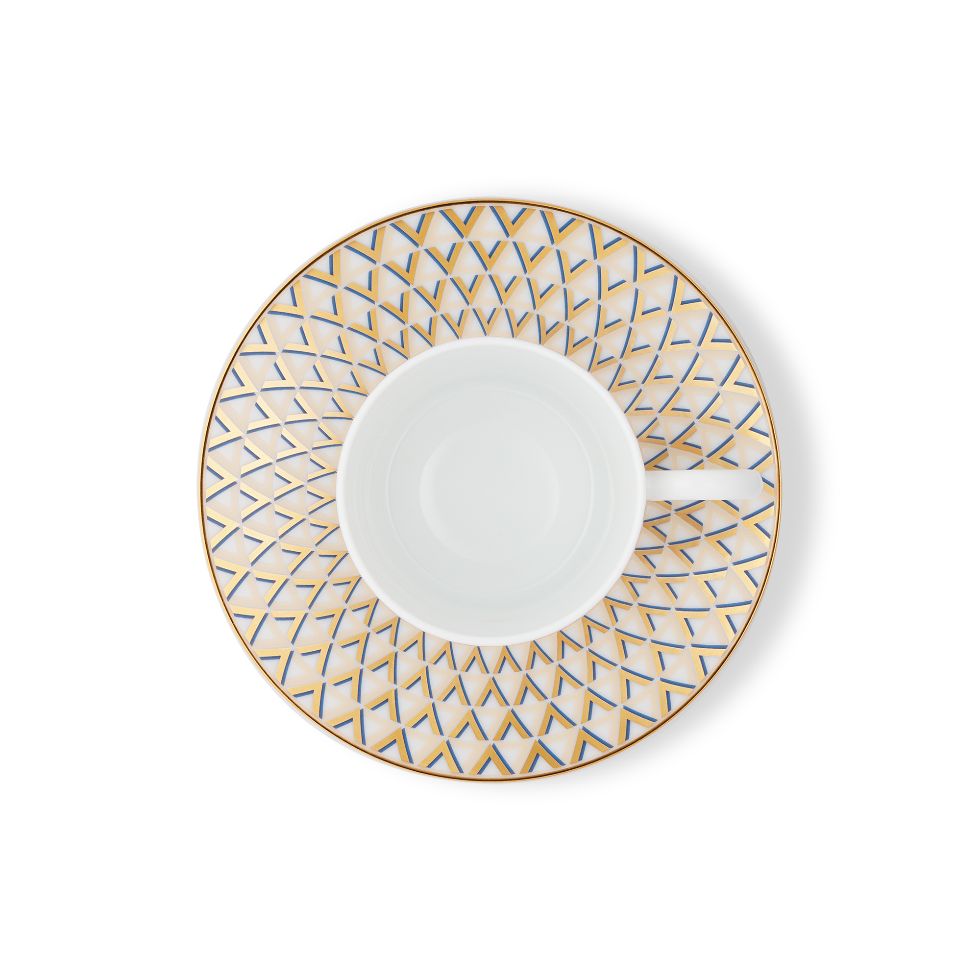 Splendor Set of 2 Coffee Cups and Saucers  トランク、トラベル & ホーム ホーム & テーブルウェア (製品ズーム)