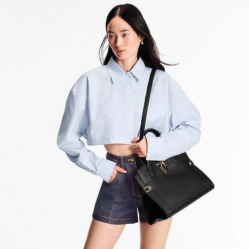 スティーマーMM ノワール H27 ウィメンズ バッグ (製品ズーム)