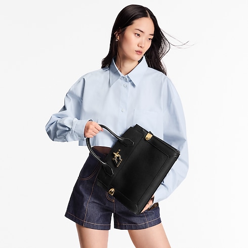 スティーマーMM ノワール H27 ウィメンズ バッグ (製品ズーム)