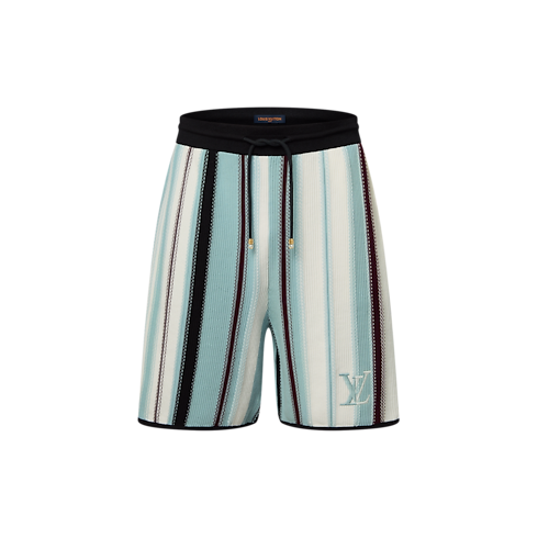 ストライプ クロシェショーツ メンズ ウェア(洋服) (製品ズーム)