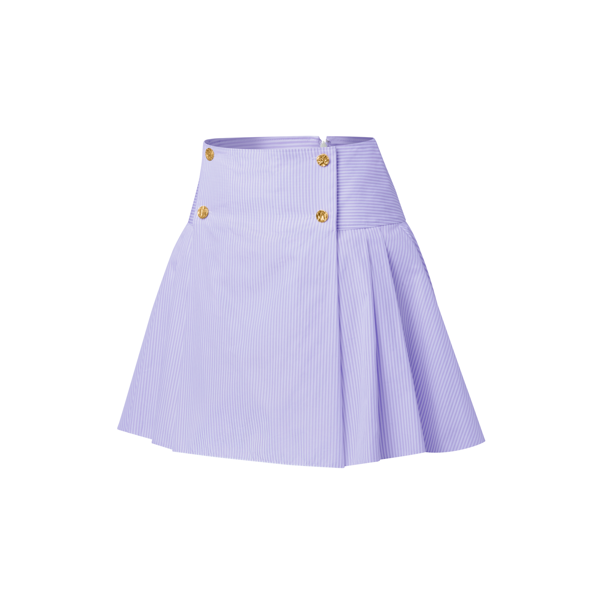 ストライプ ハンマードボタンスカート  ウィメンズ ウェア(洋服) (製品ズーム)