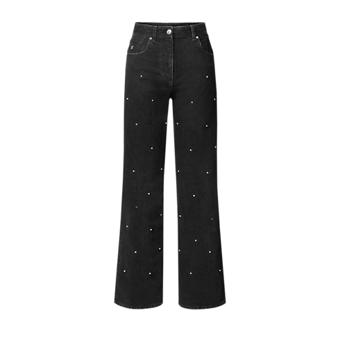スタッズディテールジーンズ ウィメンズ ウェア(洋服) (製品ズーム)