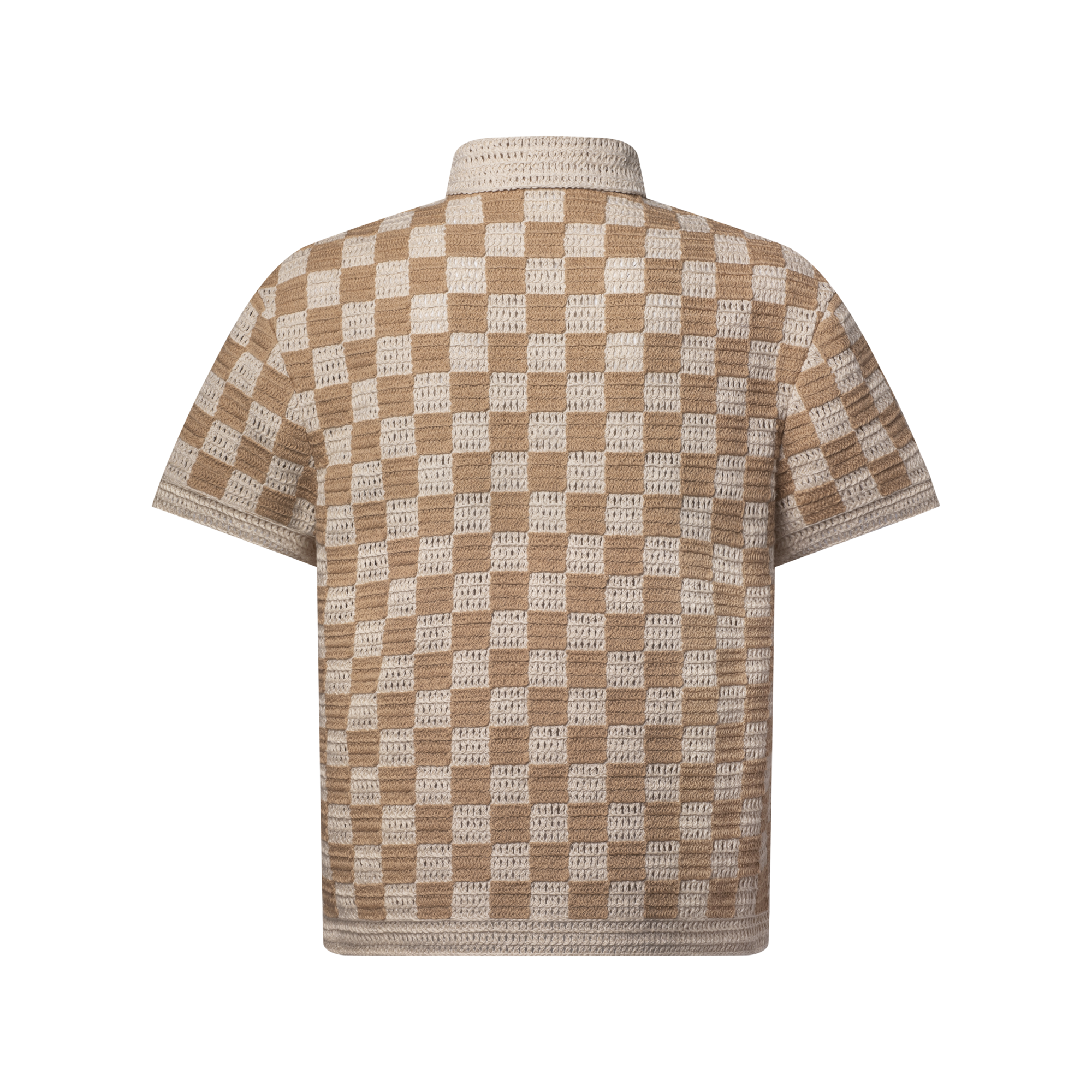 LOUIS VUITTON ダミエ柄シャツ M 新作☆Louis Vuitton☆《ダミエ 