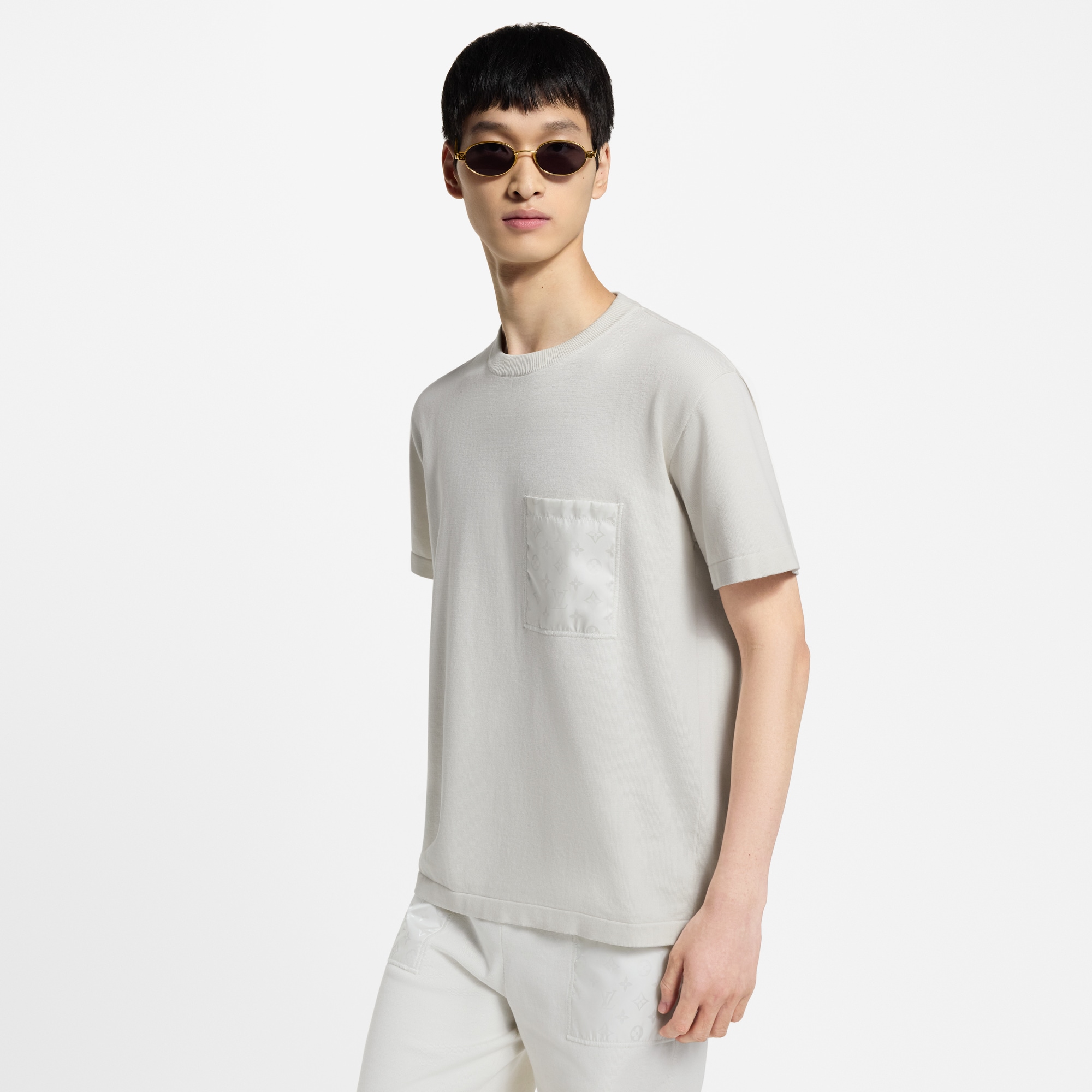Tシャツウィズモノグラムナイロンディテール  メンズ ウェア(洋服) (製品ズーム)