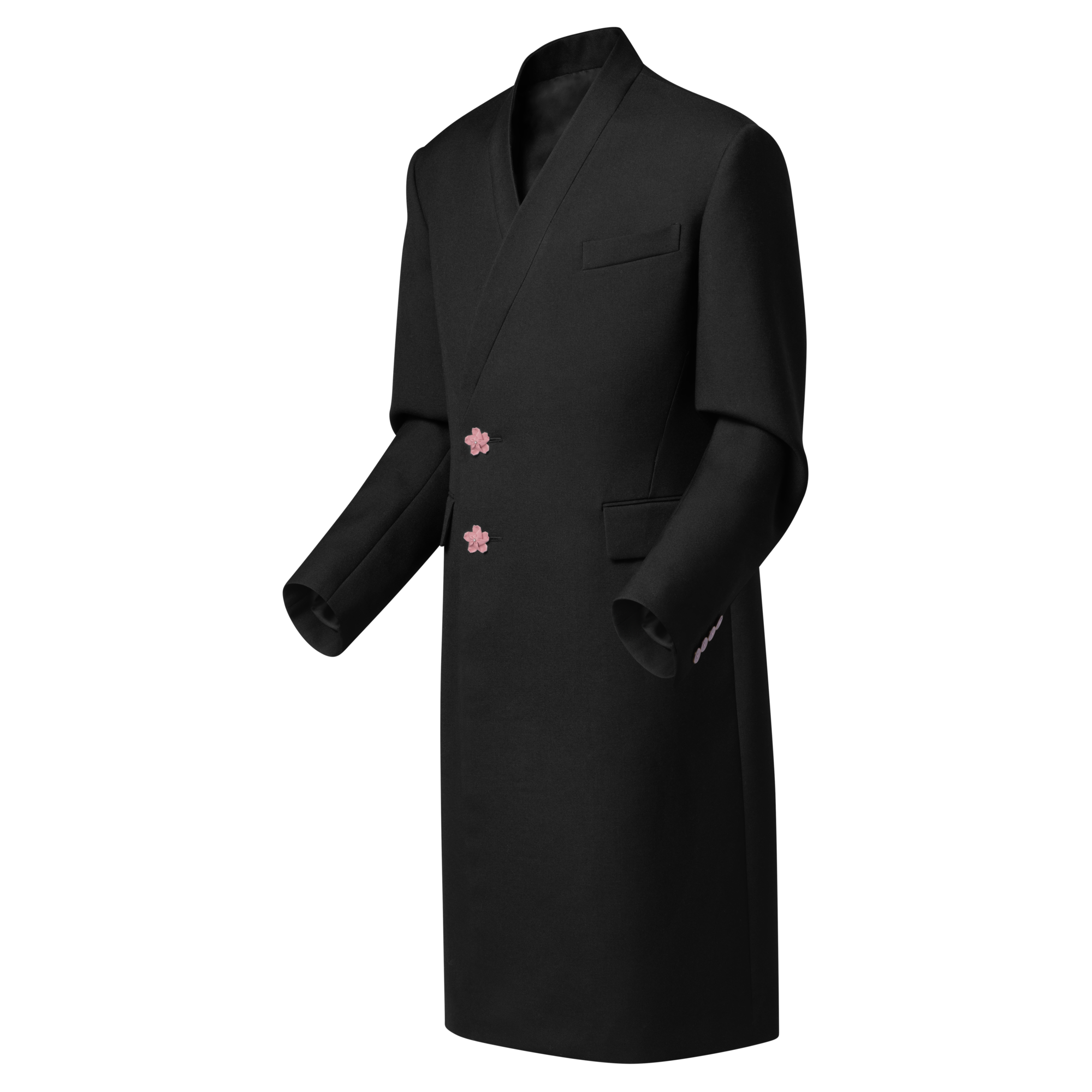 テーラード キモノ シングルブレストオーバーコート  メンズ プレタポルテ(洋服) (製品ズーム)