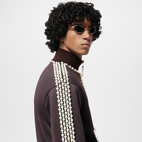 テクニカルコットントラックトップエンベリッシュドウィズパール メンズ ウェア(洋服) (製品ズーム)