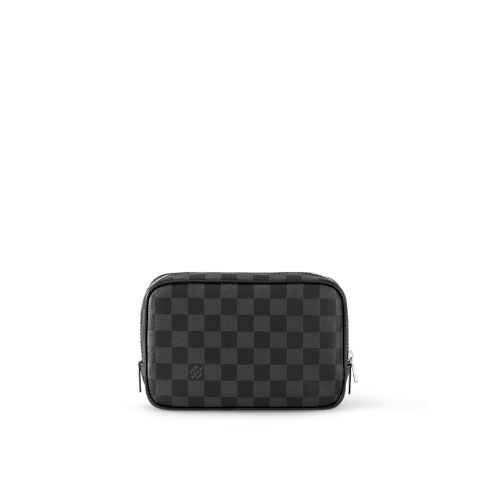 トゥルース・トワレ PM ダミエ・グラフィット メンズ トラベル (製品ズーム)