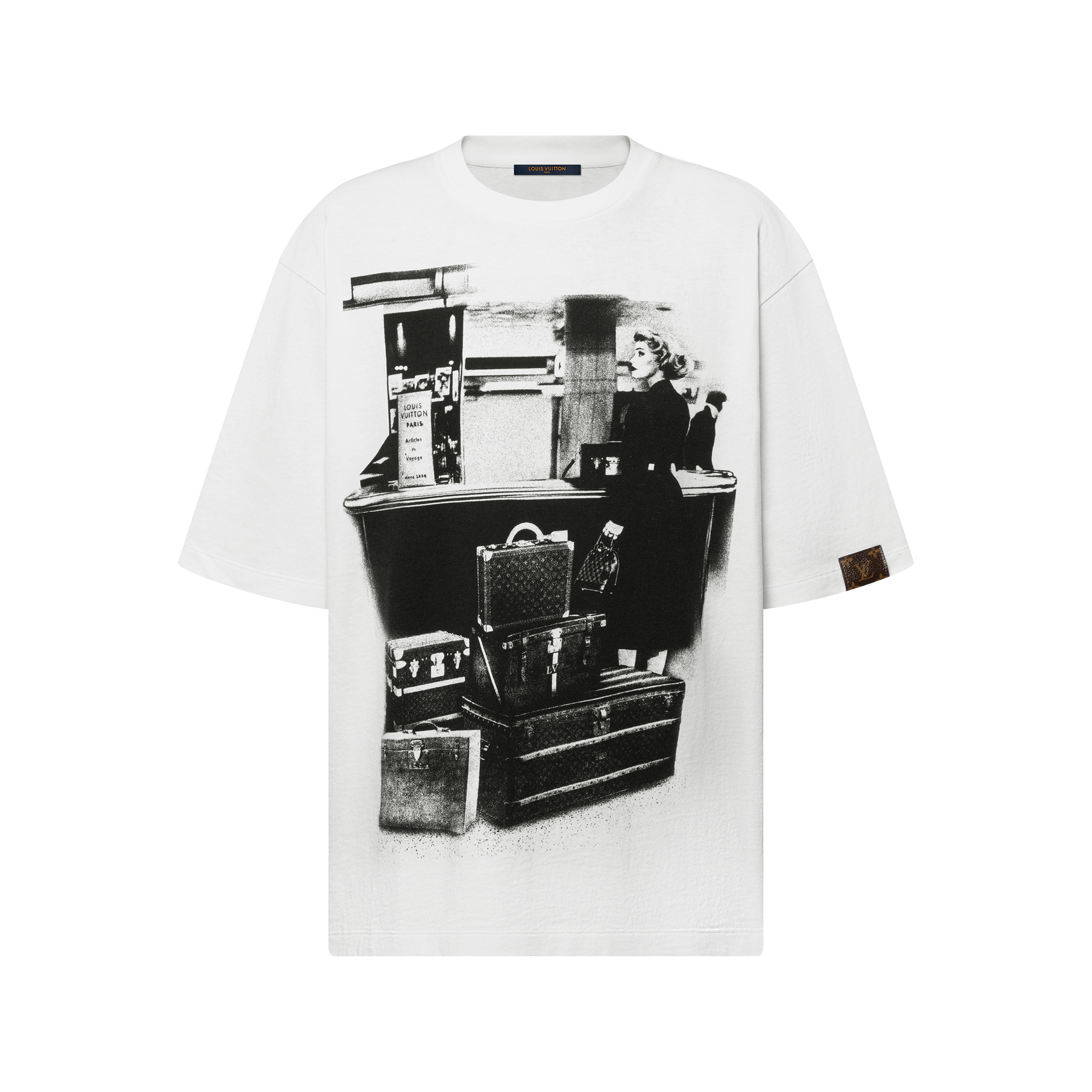 大人気​ルイヴィトン モノグラムバンダナプリント Tシャツ パロディ 