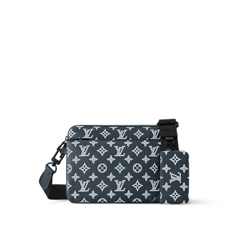 トリオ・メッセンジャー モノグラム・シャドウ メンズ バッグ (製品ズーム)