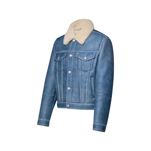 トロンプ・ルイユ デニム シアリング トラッカー メンズ ウェア(洋服) (製品ズーム)