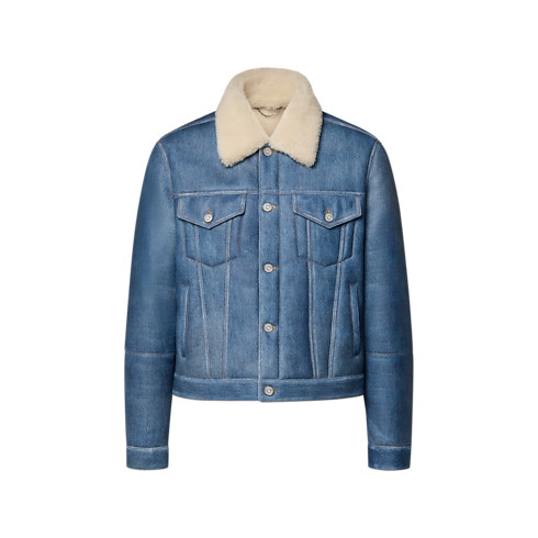 トロンプ・ルイユ デニム シアリング トラッカー メンズ ウェア(洋服) (製品ズーム)
