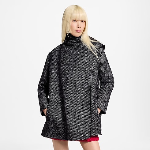 ツイード スカーフコート ウィメンズ ウェア(洋服) (製品ズーム)