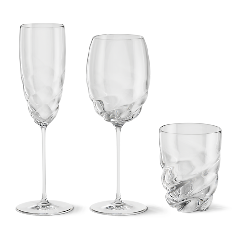 Twist Set of 2 Champagne Glass H25 トランク、トラベル&ホーム ホーム&テーブルウェア (製品ズーム)