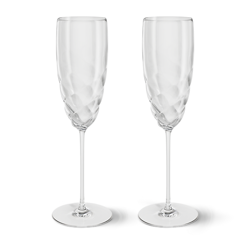Twist Set of 2 Champagne Glass H25 トランク、トラベル&ホーム ホーム&テーブルウェア (製品ズーム)