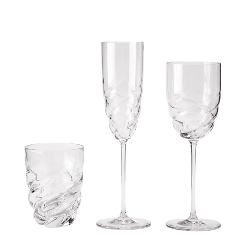 Twist Set of 2 Wine Glass H24cm トランク、トラベル&ホーム ホーム&テーブルウェア (製品ズーム)