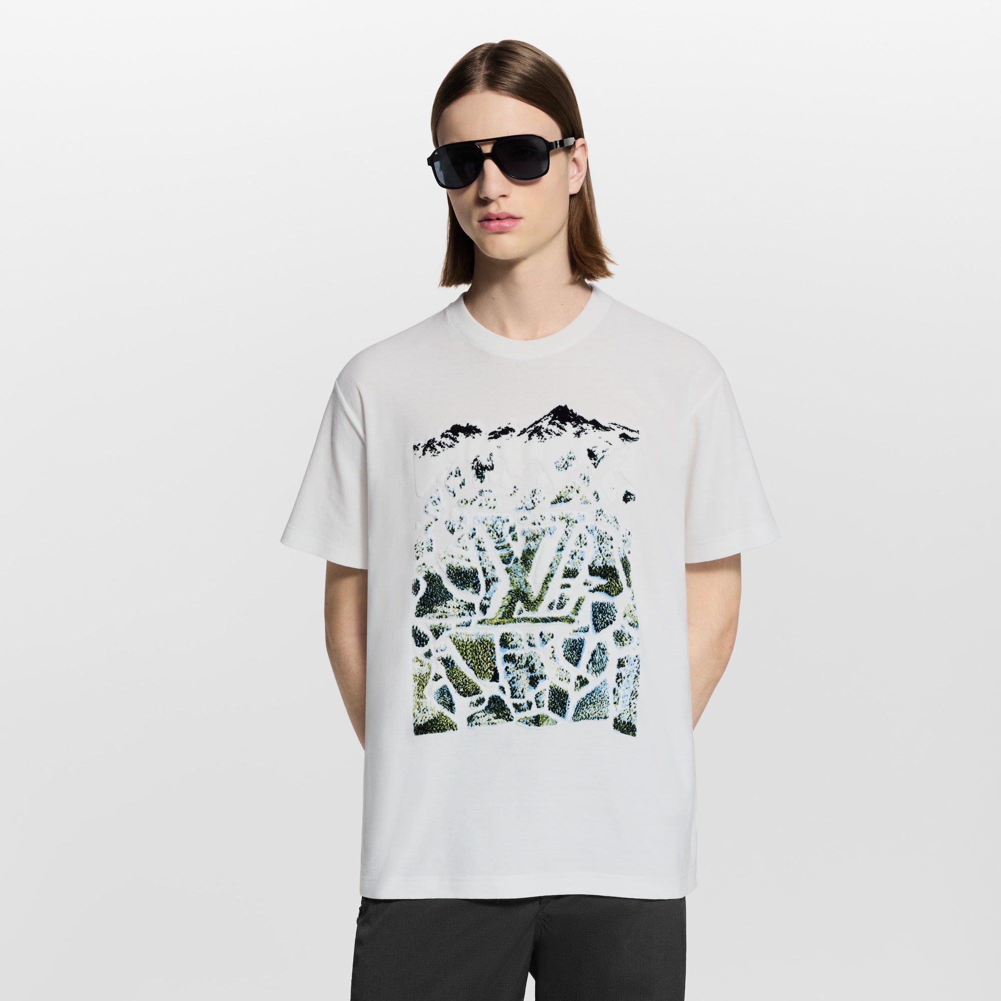ベルベット ジャカードショートスリーブTシャツ  メンズ ウェア(洋服) (製品ズーム)
