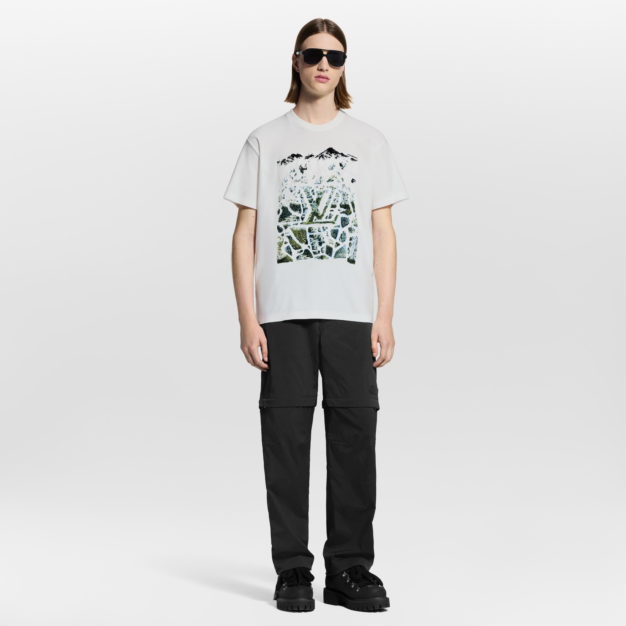 ベルベット ジャカードショートスリーブTシャツ  メンズ ウェア(洋服) (製品ズーム)