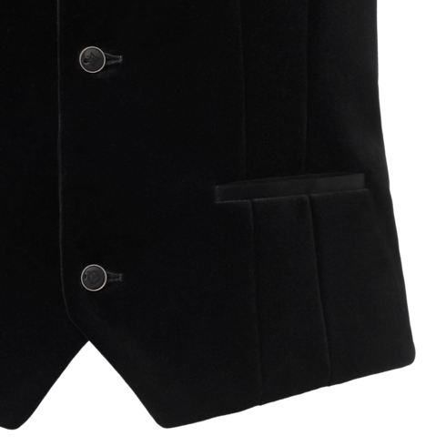 ベルベット タキシードベスト メンズ ウェア(洋服) (製品ズーム)