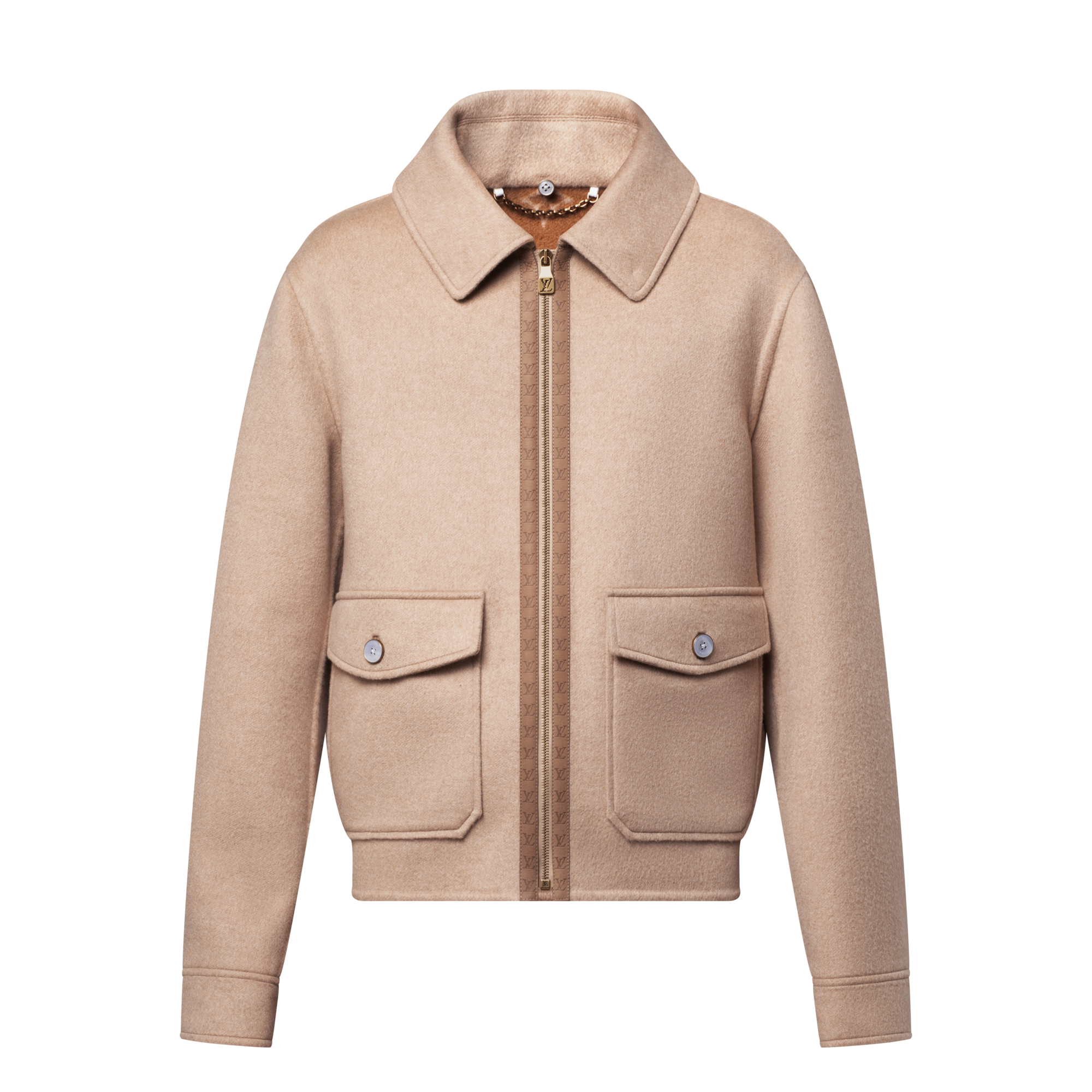 ビキューナカシミヤブレンド ダブルフェイスブルゾン  メンズ プレタポルテ(洋服) (製品ズーム)