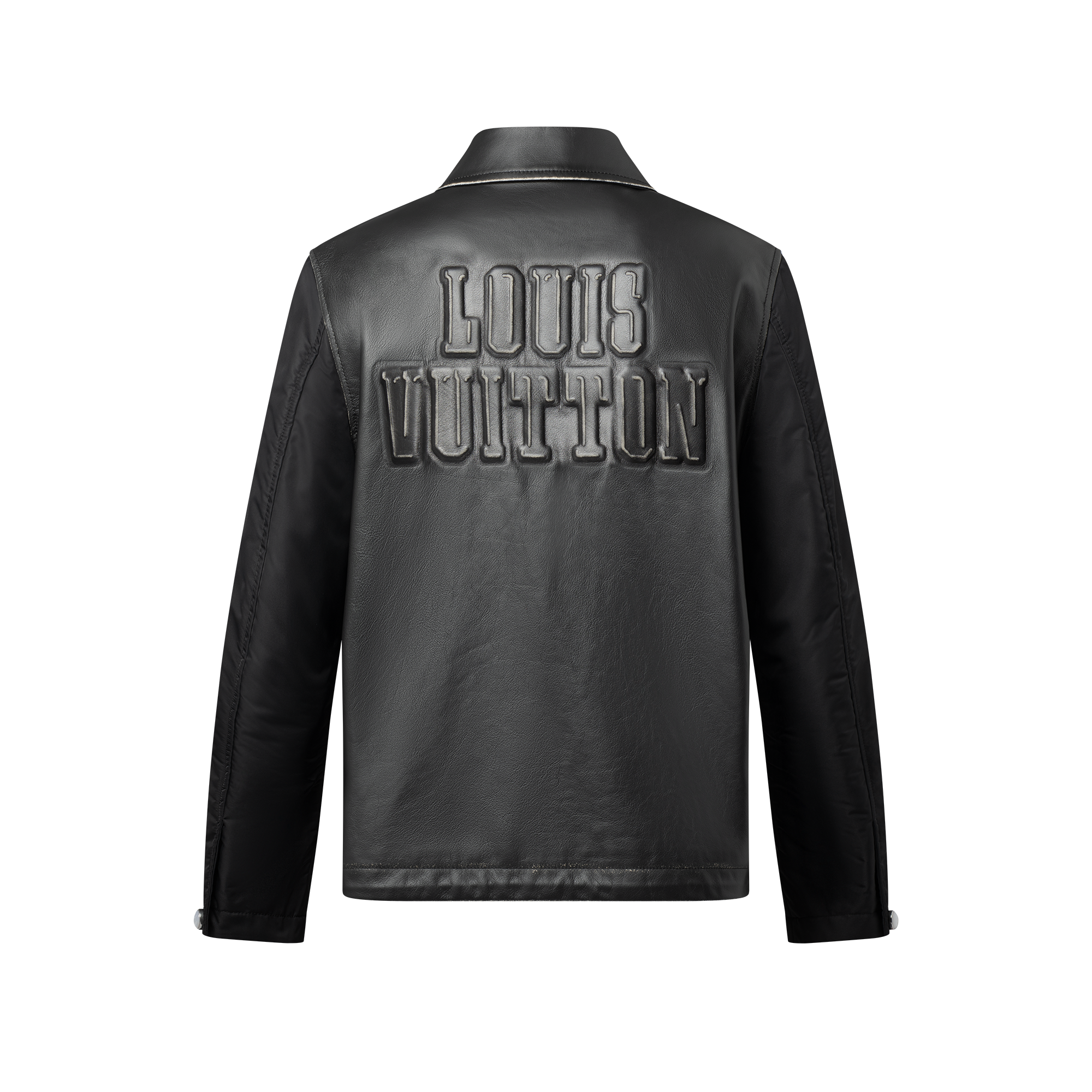 ヴィンテージエフェクトレザーアンドナイロンコーチジャケット  メンズ プレタポルテ(洋服) (製品ズーム)