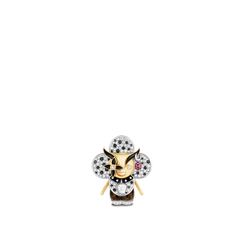 ペンダント ヴィヴィエンヌ オックス(18Kスリーゴールド×ラッカー×ダイヤモンド×マルチカラーストーン) Les Extraordinaires(レ・ゼクストラオーディネル) ジュエリー (製品ズーム)