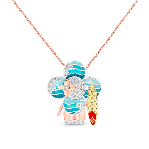 ペンダント ヴィヴィエンヌ サーファー(18Kスリーゴールド×ダイヤモンド×ラッカー) ジュエリー ジュエリー カテゴリー (製品ズーム)