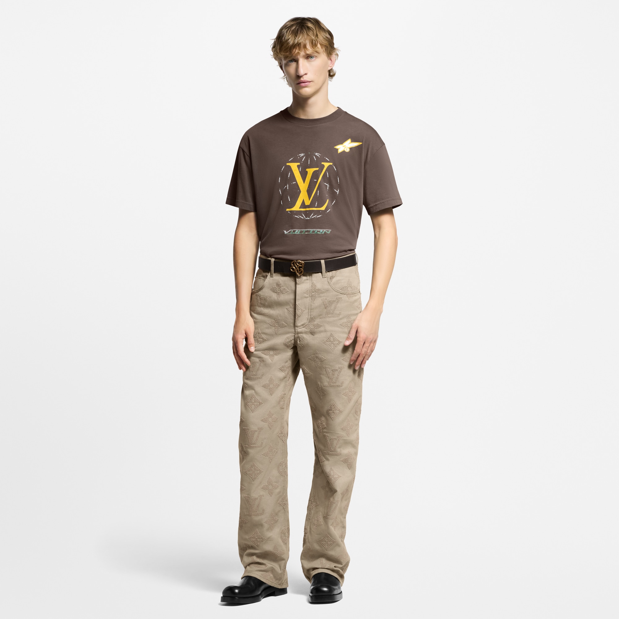 ウォッシュドエンベリッシュド コットンTシャツ  メンズ プレタポルテ(洋服) (製品ズーム)