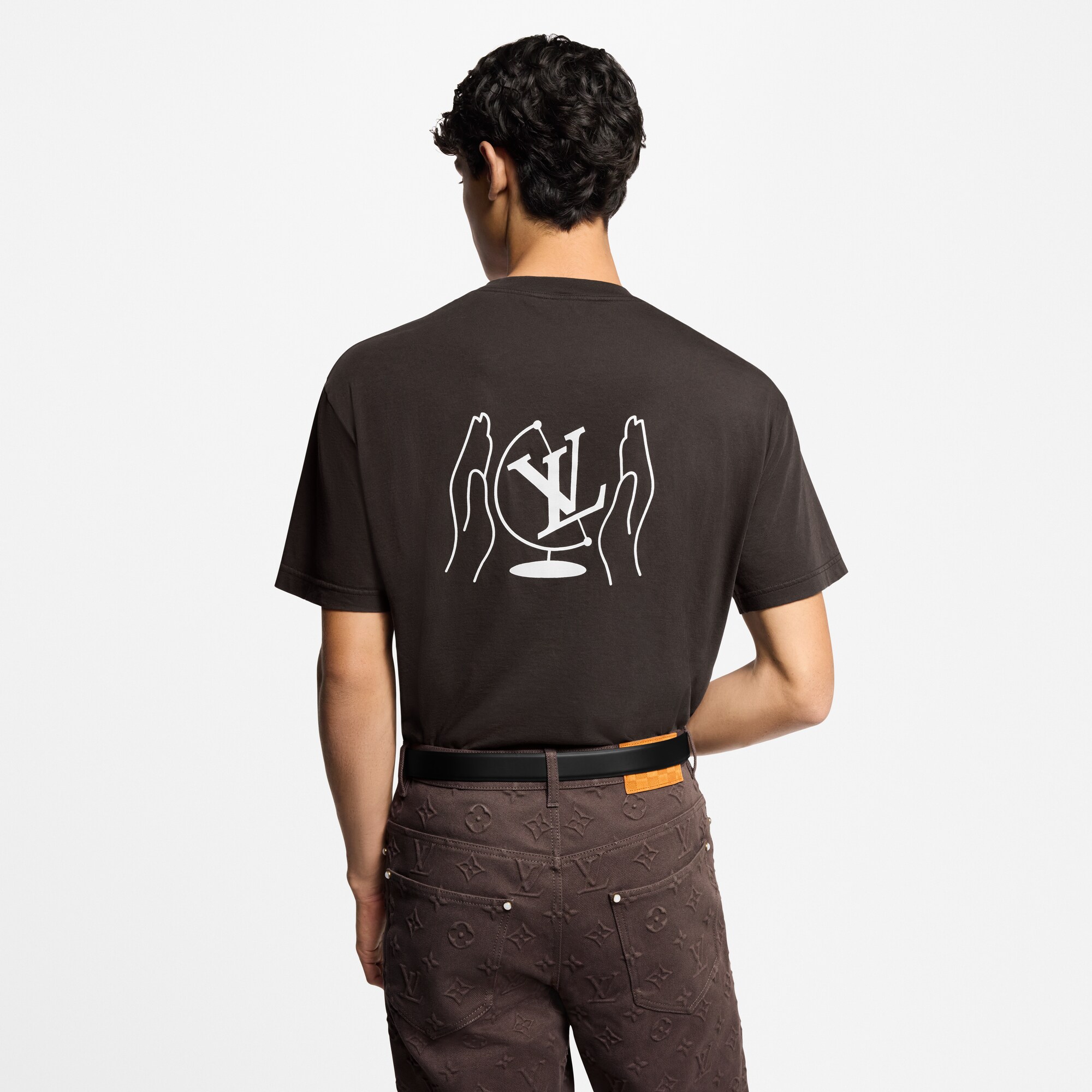 ウォッシュドプリンテッド コットンTシャツ  メンズ プレタポルテ(洋服) (製品ズーム)