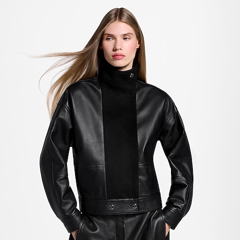 ウールインサート バイカージャケット ウィメンズ ウェア(洋服) (製品ズーム)