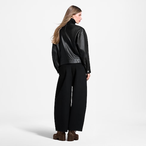 ウールインサートレザーバルーンパンツ ウィメンズ ウェア(洋服) (製品ズーム)