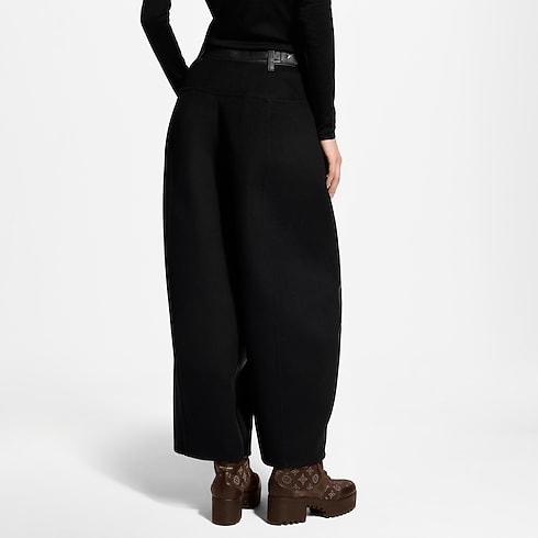 ウールインサートレザーバルーンパンツ ウィメンズ ウェア(洋服) (製品ズーム)
