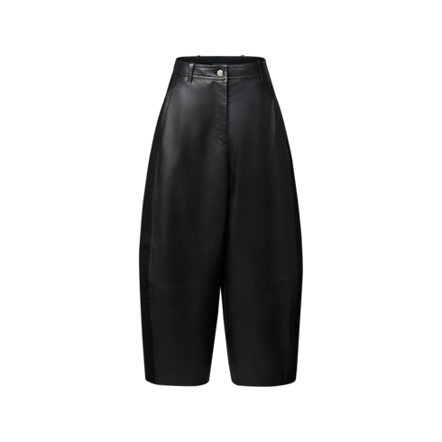 ウールインサートレザーバルーンパンツ ウィメンズ ウェア(洋服) (製品ズーム)