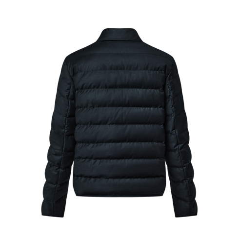 ウールシルクブレンド ライトダウンブルゾン メンズ ウェア(洋服) (製品ズーム)