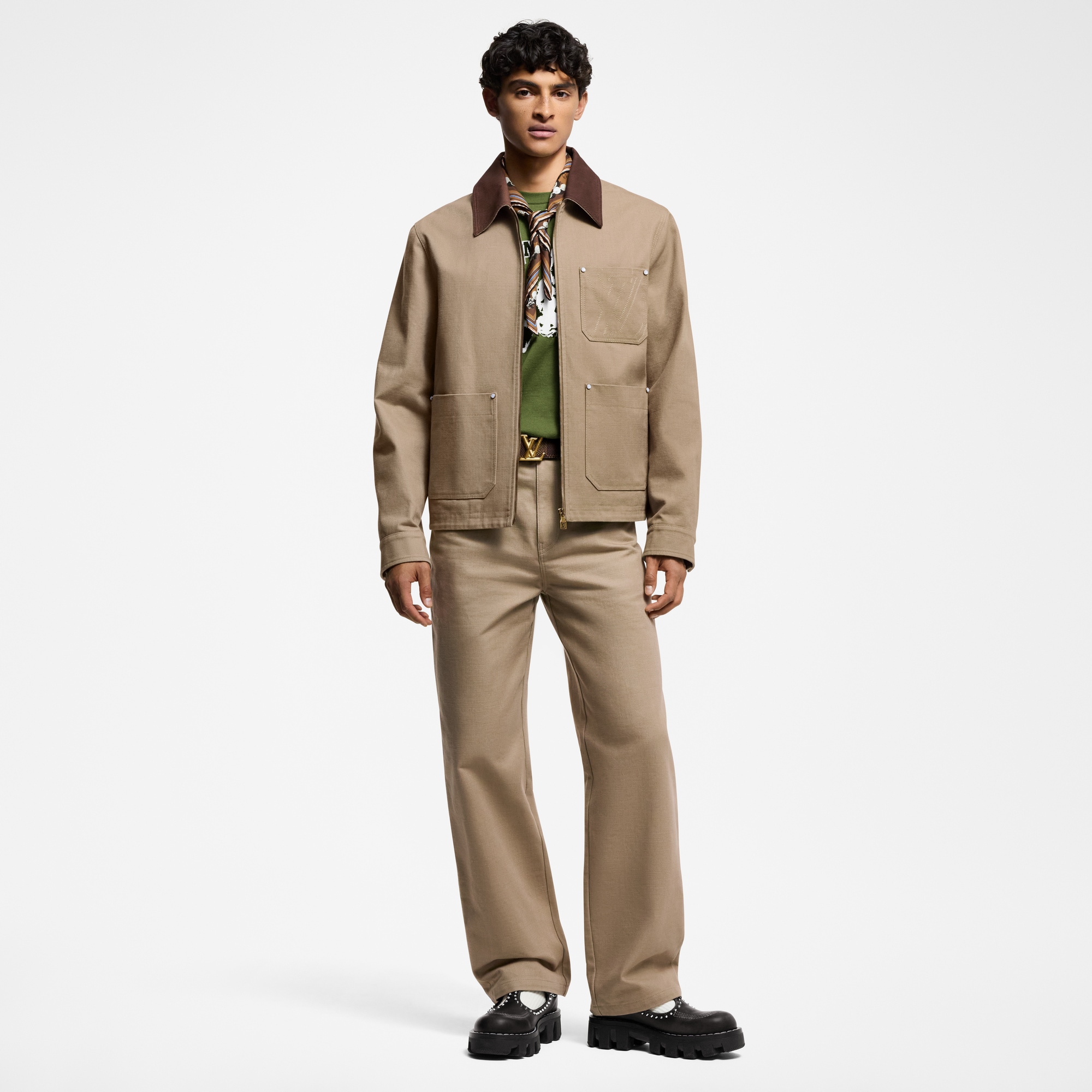ワークウェアコットンキャンバスブルゾン  メンズ ウェア(洋服) (製品ズーム)