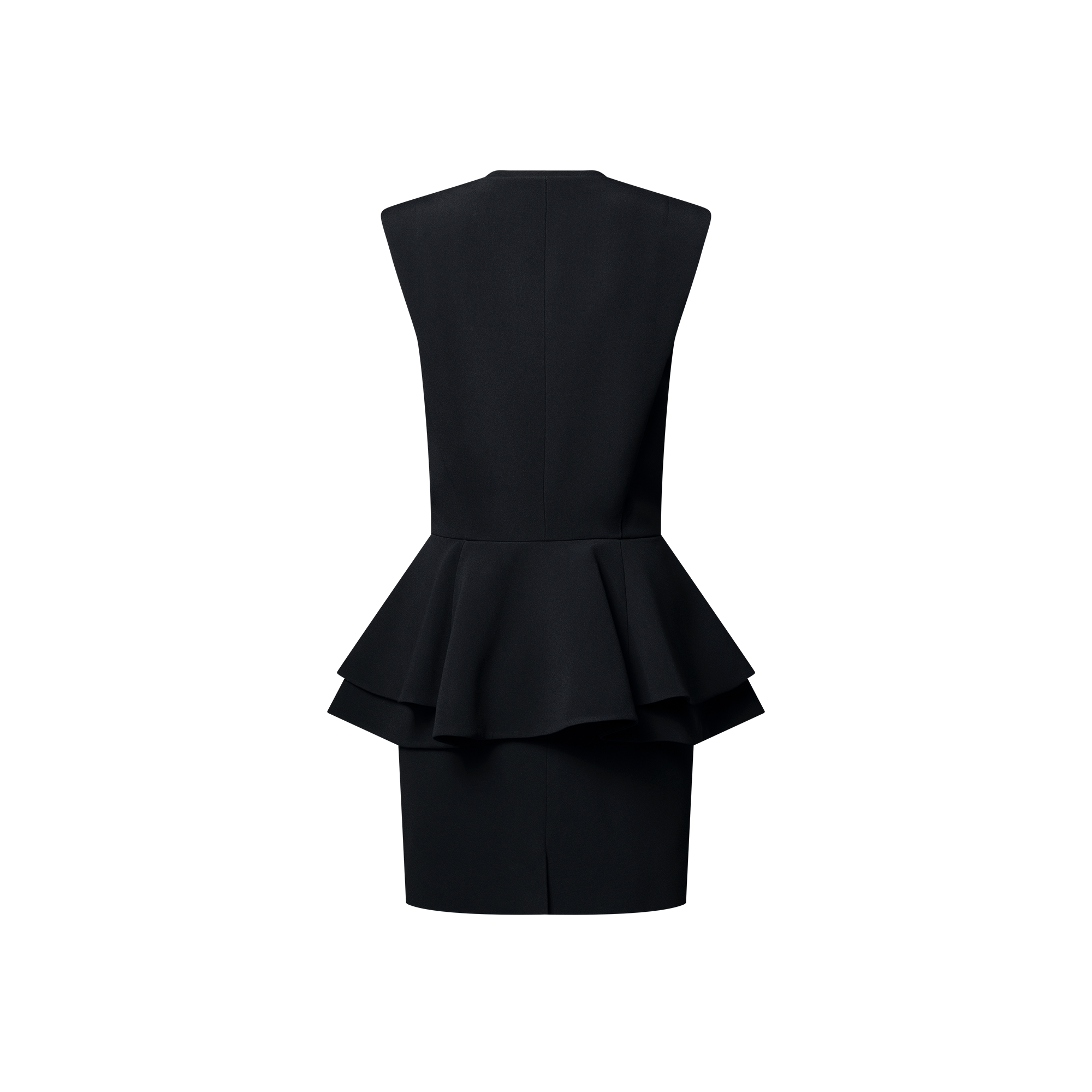 ジップアップ ぺプラムドレス  ウィメンズ ウェア(洋服) (製品ズーム)