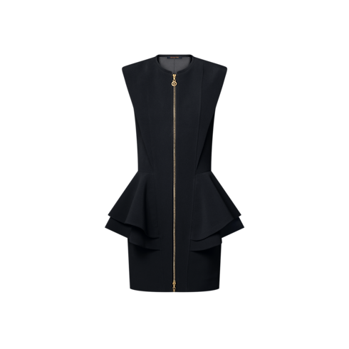 ジップアップ ぺプラムドレス ウィメンズ ウェア(洋服) (製品ズーム)