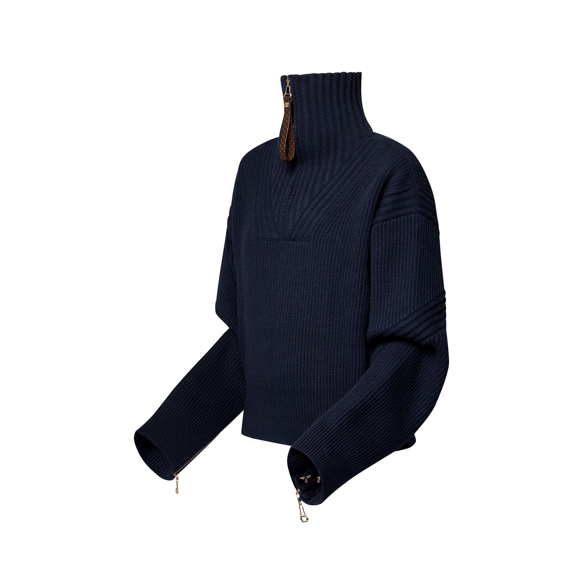 ジップドカラーセーター  ウィメンズ プレタポルテ(洋服) (製品ズーム)
