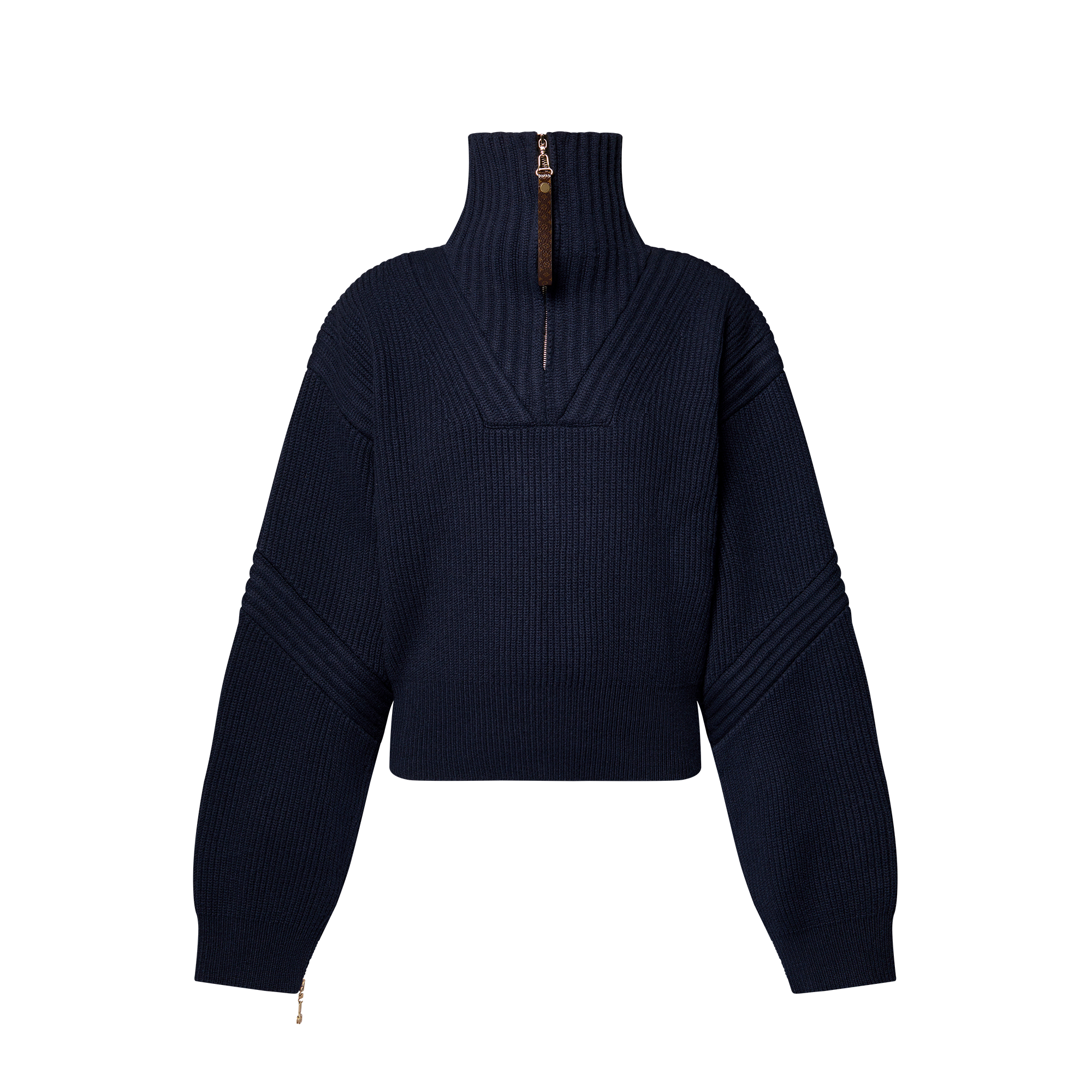 ジップドカラーセーター  ウィメンズ プレタポルテ(洋服) (製品ズーム)