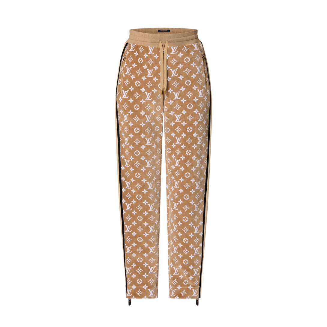 louis vuitton ルイヴィトン モノグラムフラワーキルティングパンツ  