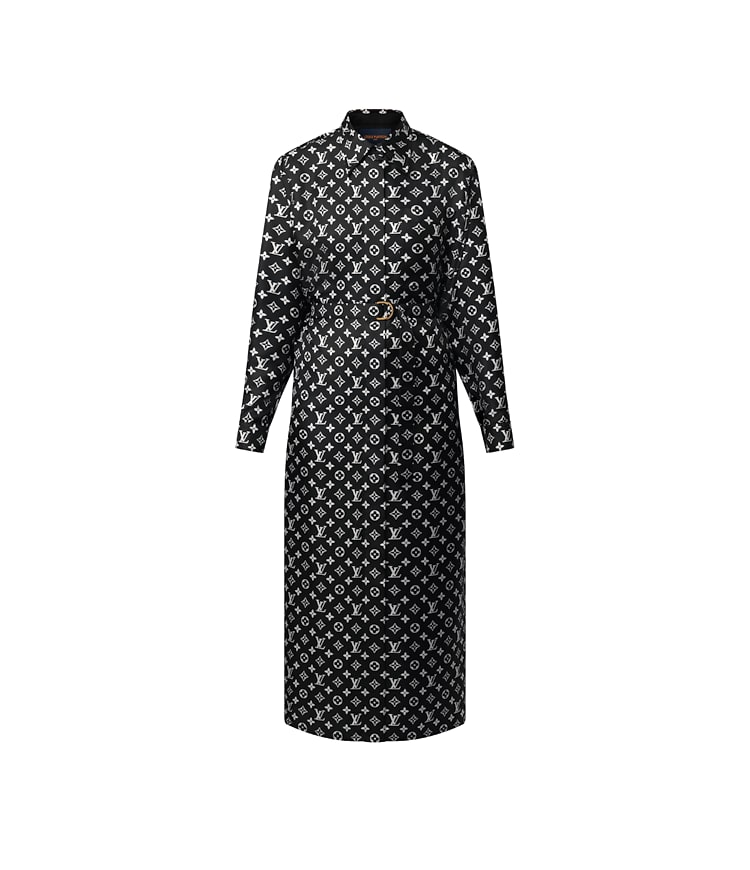 モノグラム シルクシャツドレス ｜ルイ・ヴィトン 公式サイト - 1AHENH 