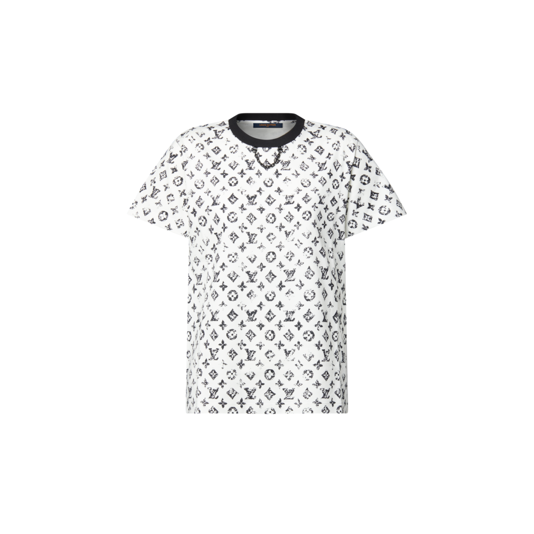 定価14万 ルイ ヴィトン LOUIS VUITTON 総柄 Tシャツ LOUIS VUITTON 