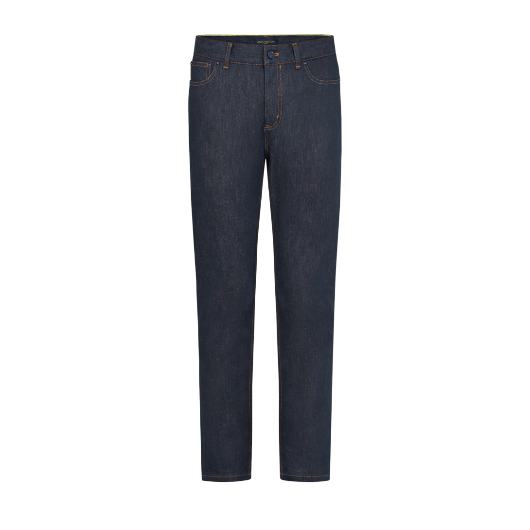 LOUIS VUITTON ルイヴィトン ブラックジーンズ 黒 Lサイズ 42 