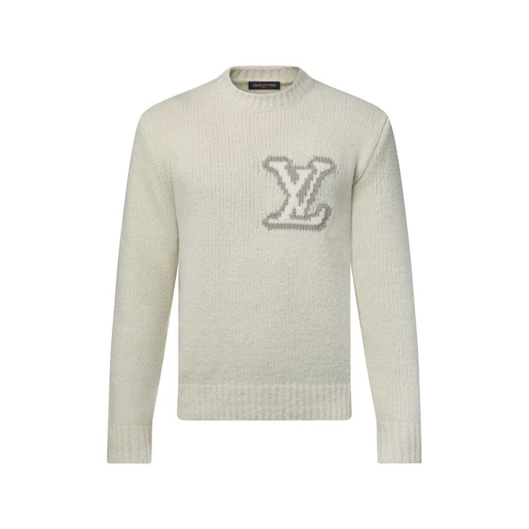 LOUIS VUITTON ルイ・ヴィトン バスケットウィーヴニットクルーネック 