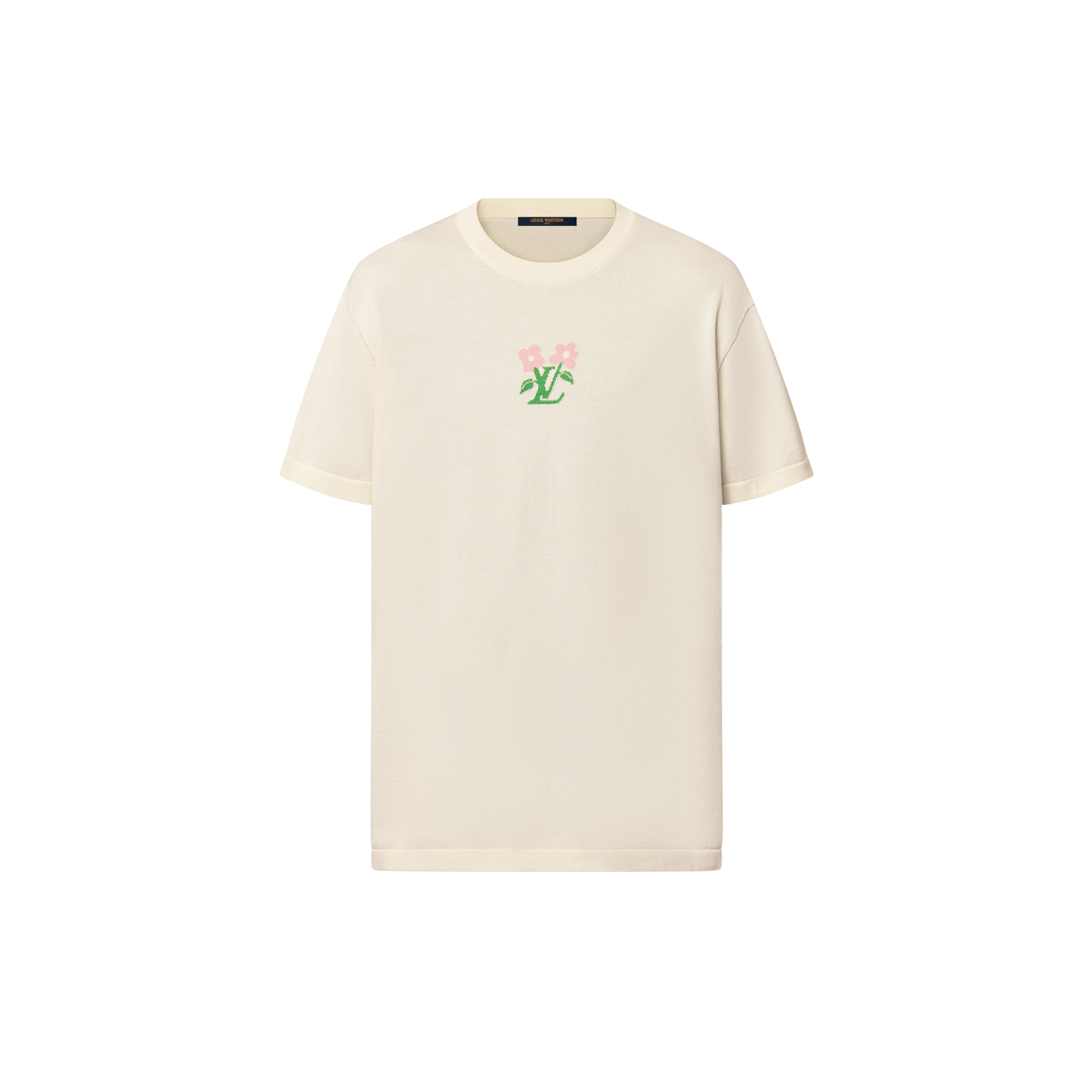 LOUIS VUITTON - 本物 ルイヴィトン リブニット切替 ハーフスリーブ  