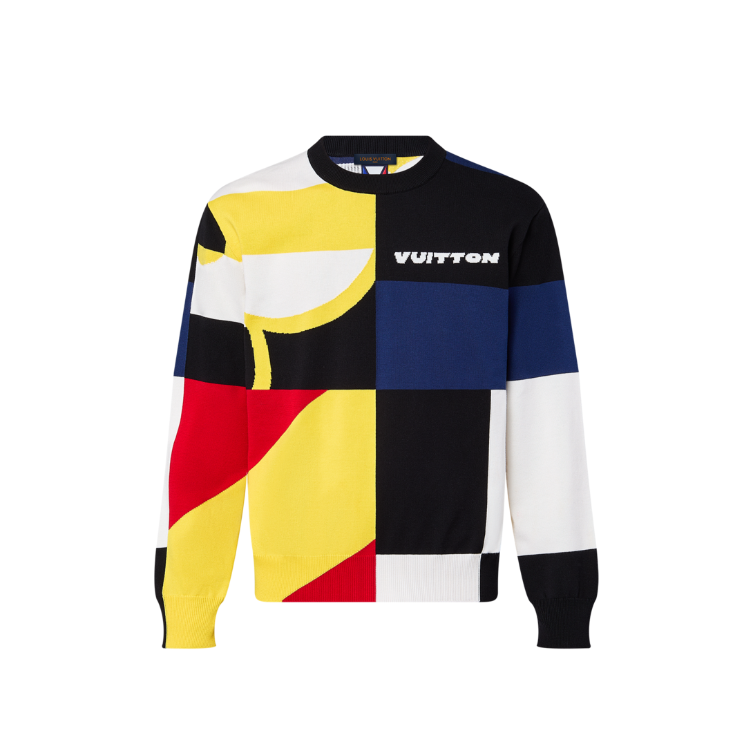 LOUIS VUITTON/エンドゴール/クルーネック/コットン ニットシャツ 