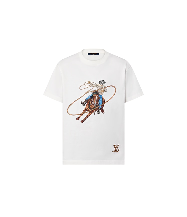 グラフィックエンブロイダードコットンTシャツ ｜ルイ・ヴィトン 公式 