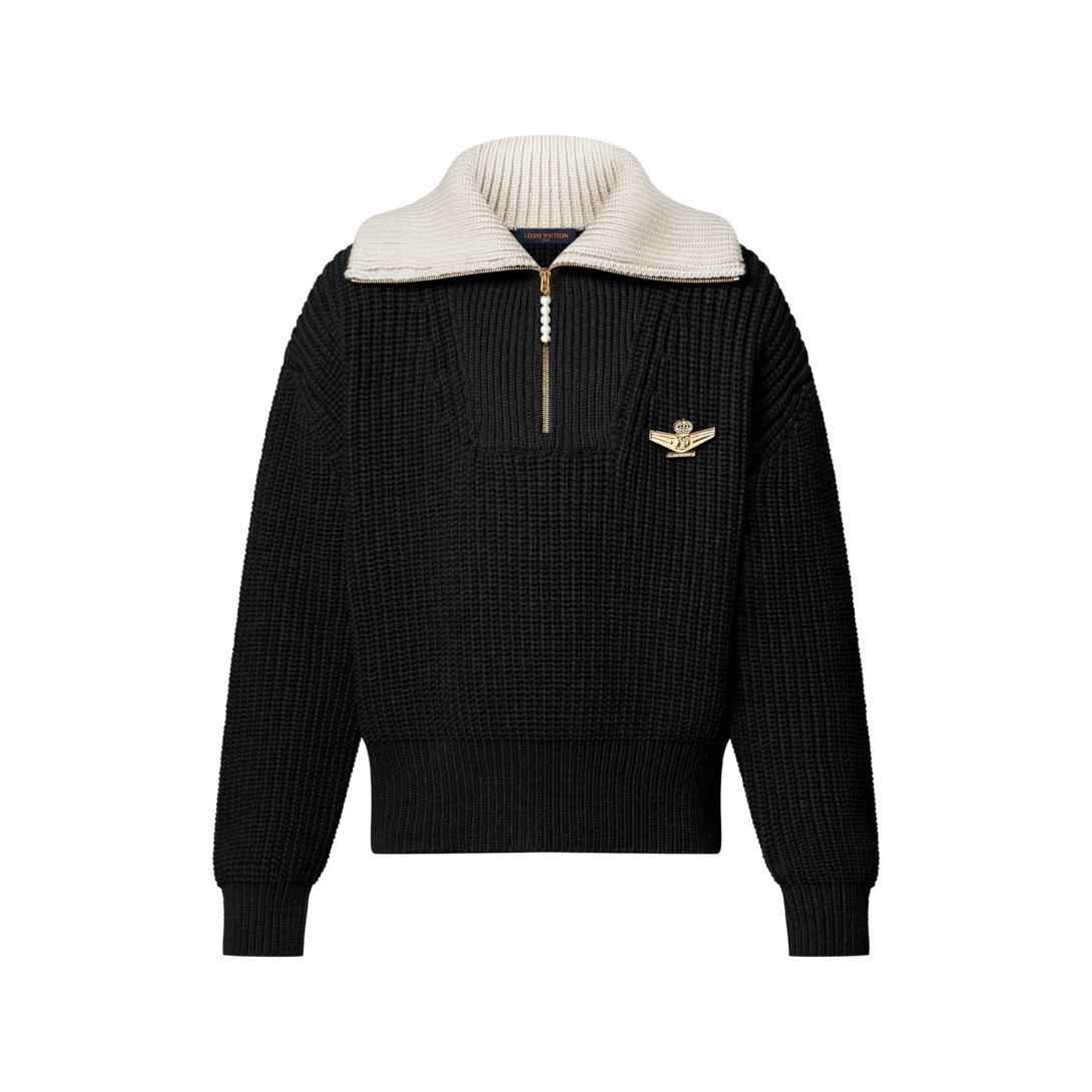 LOUIS VUITTON シグネチャーチャンキーストライププルオーバー - トップス 