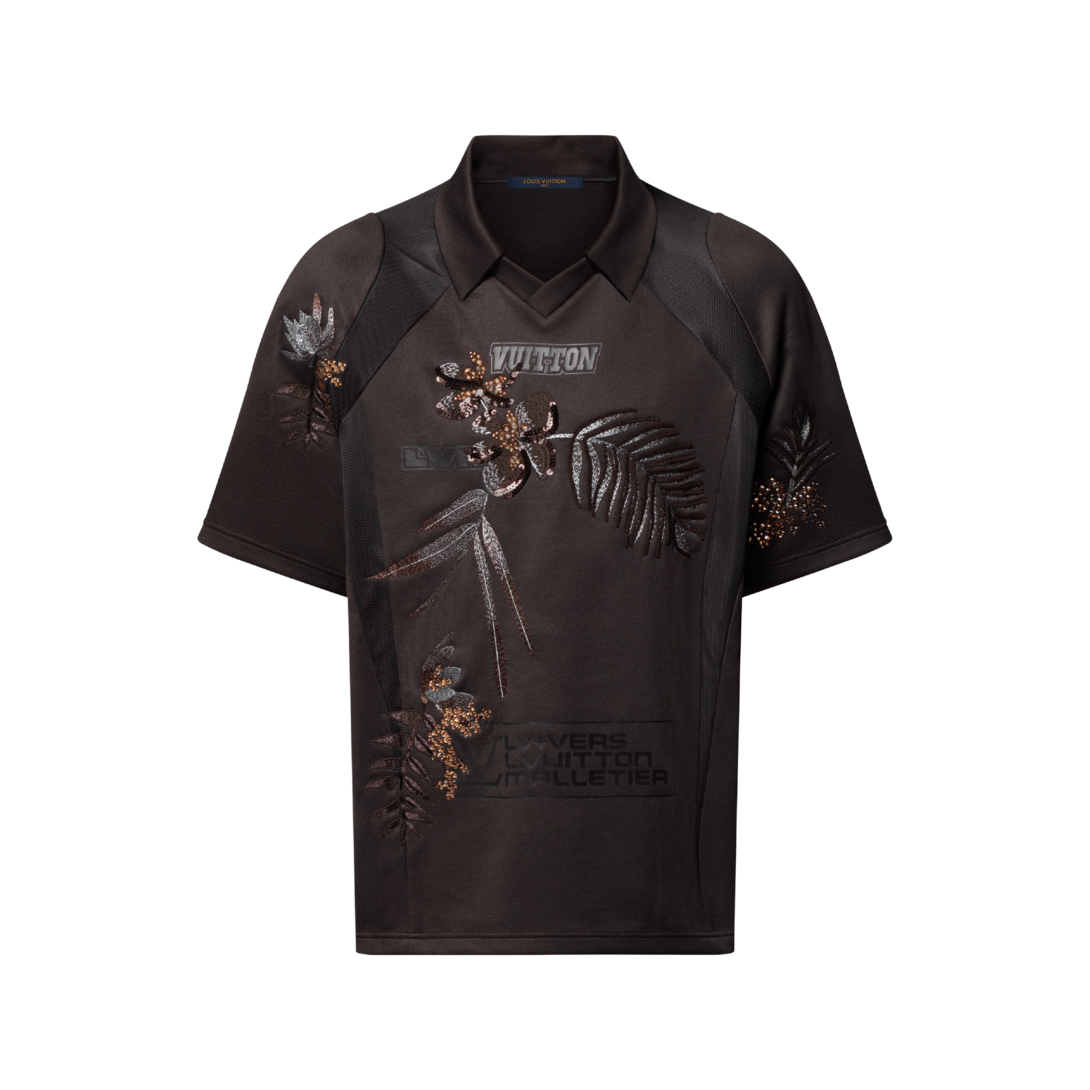 BTS着用 ルイヴィトン tシャツ ビックLVロゴ バックロゴ入り