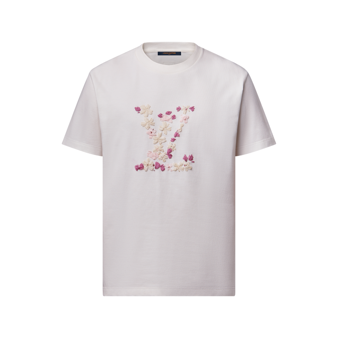 VUITTON TシャツlVペンダントエンブロイダリーTシャツ 【公式通販】